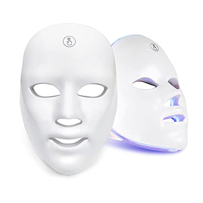 Masque LED Skincare Multifonction – Anti-Âge, Purifiant, Éclaircissant, Rechargeable USB).